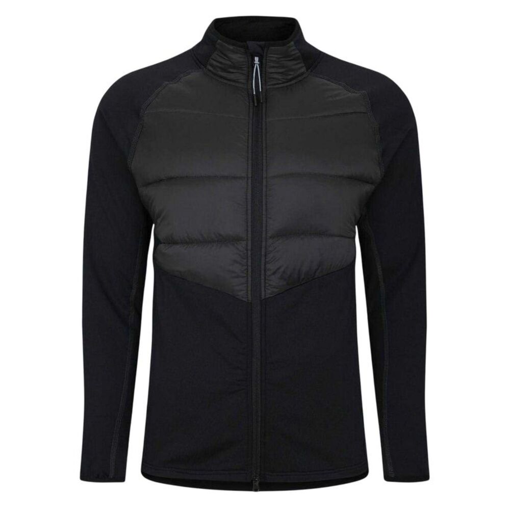 Umbro Mens Fleece Hybrid Jacket / Black